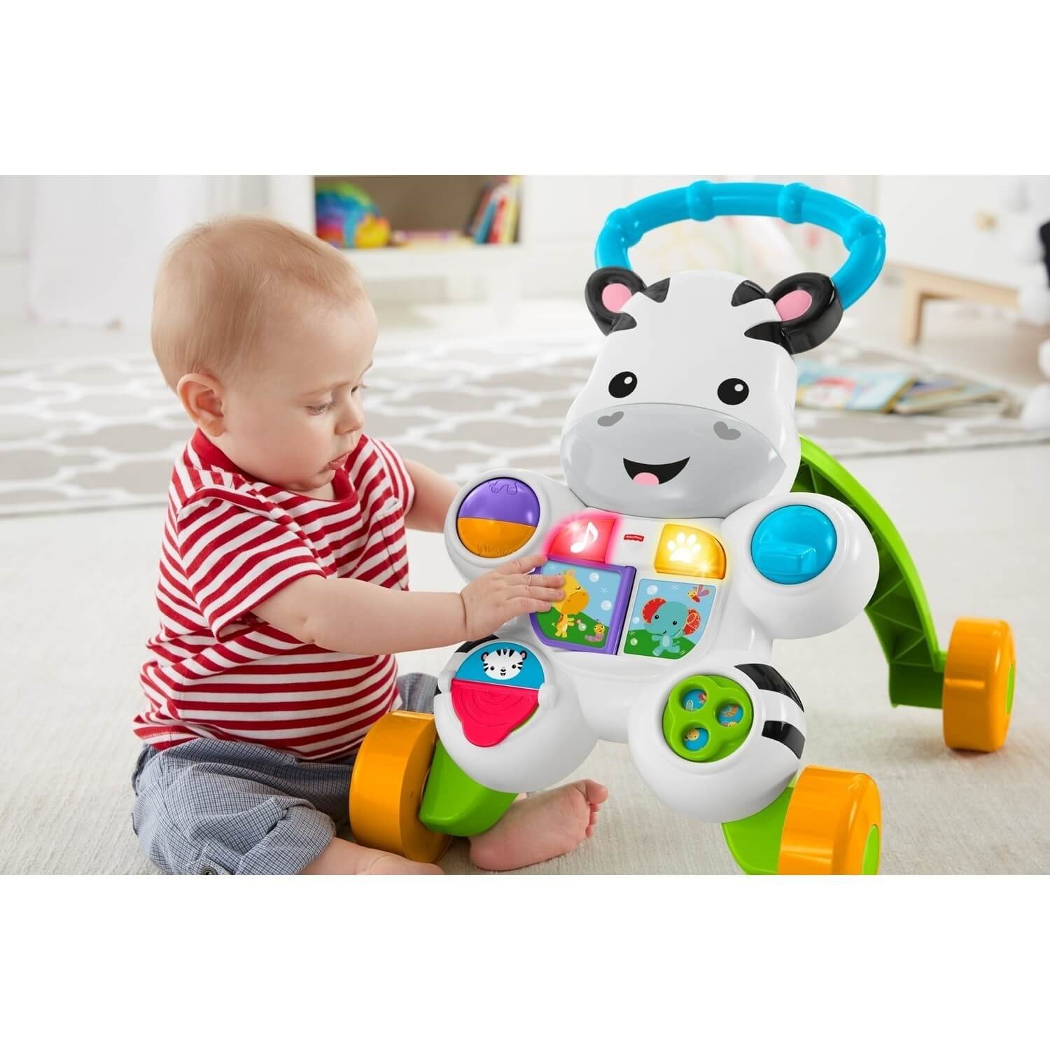 Fisher Price Melodili Zebra Yürüteç 