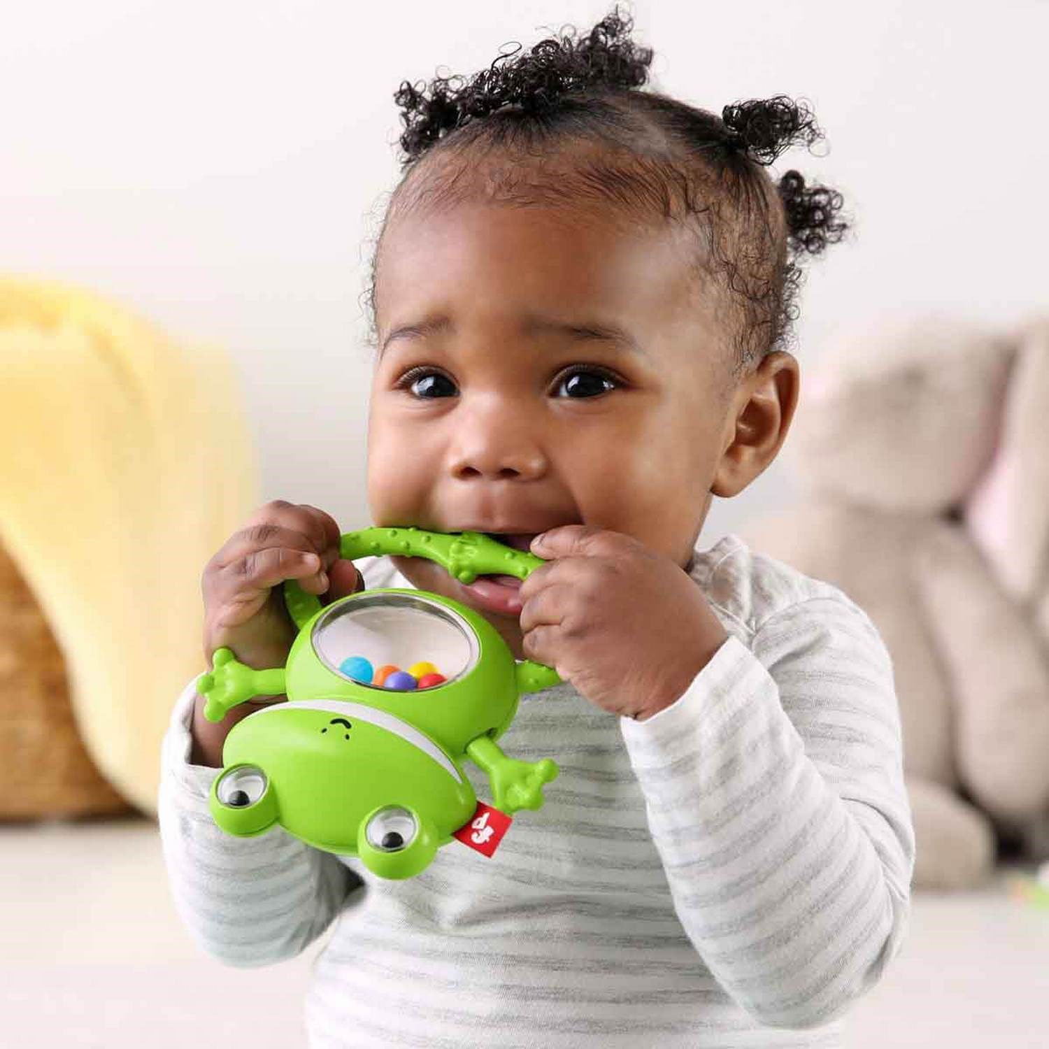 Fisher Price Sevimli Dostlar Dişlik ve Çıngıraklar Yeşil