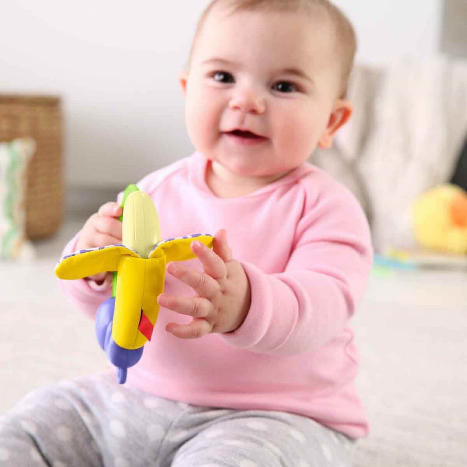 Fisher Price Sevimli Dostlar Dişlik ve Çıngıraklar Yeşil-Mor