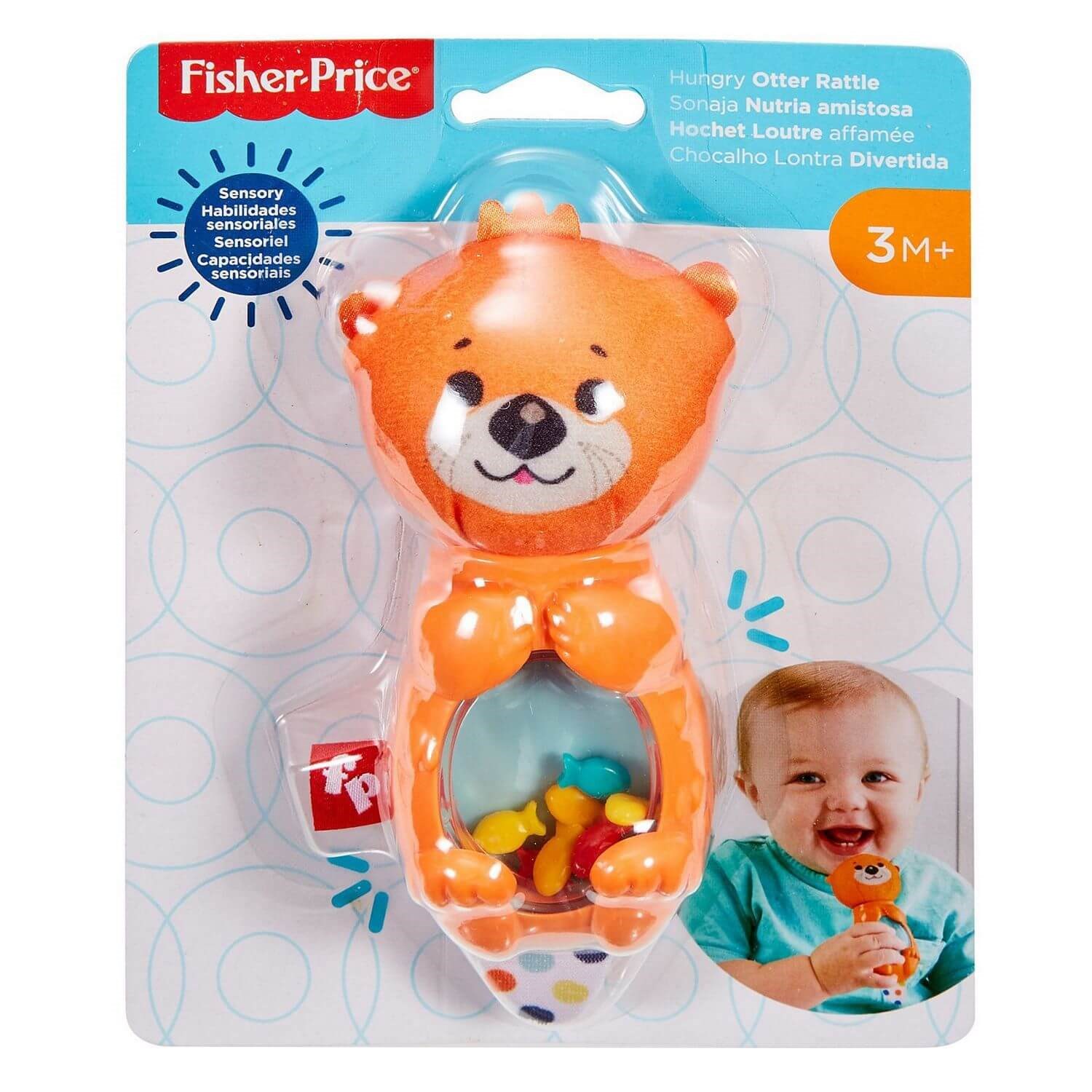 Fisher Price Eğlenceli Arkadaşlar Dişlik ve Çıngıraklar Turuncu