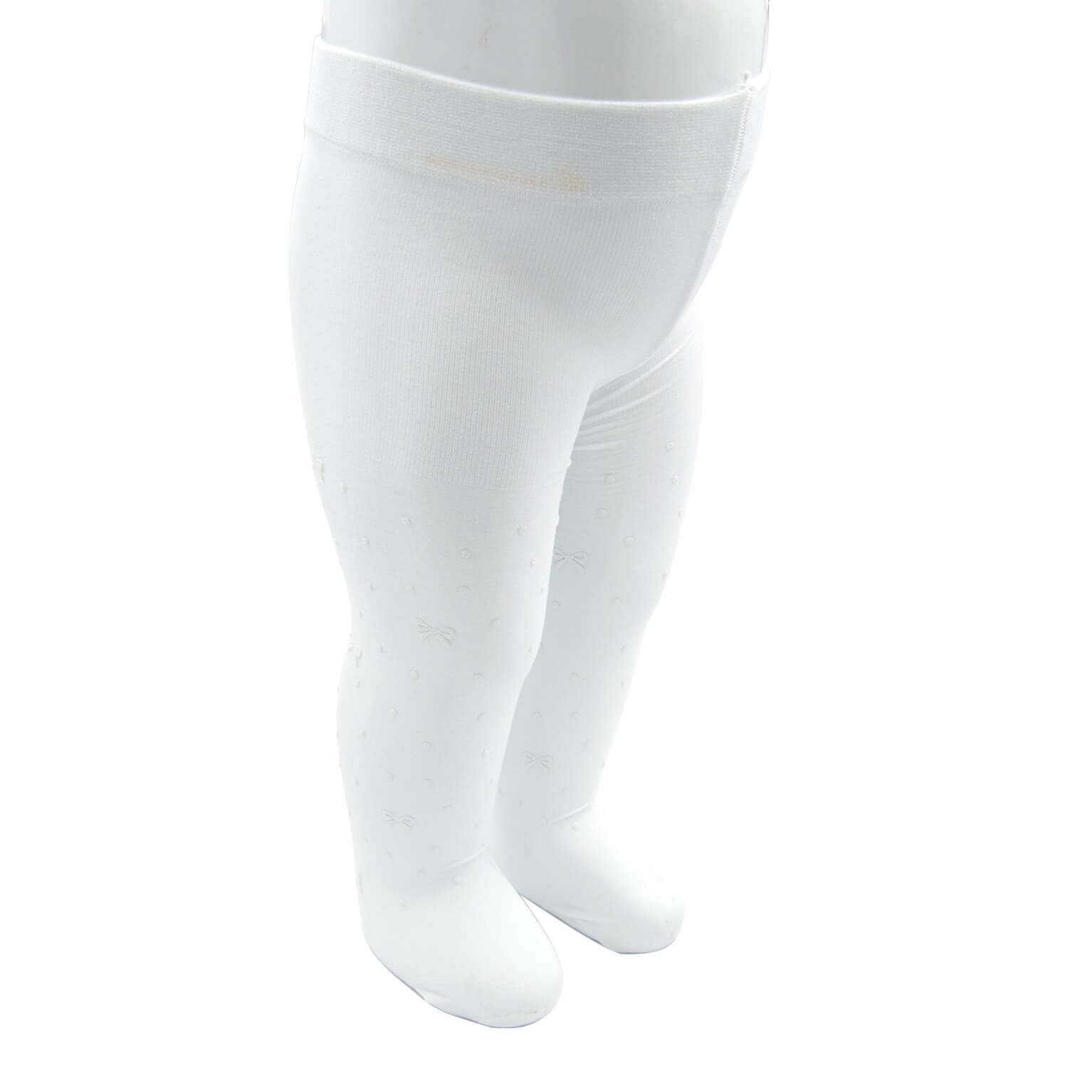 Step Fiyonklu Mikro Külotlu Bebek Çorabı 9344 Beyaz