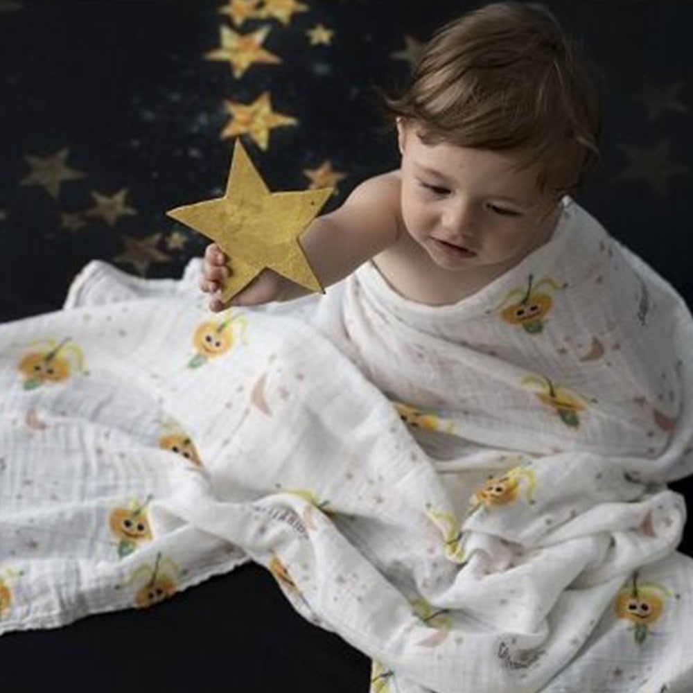 Momeasy İkili Müslin Örtü 100x120 Pembe