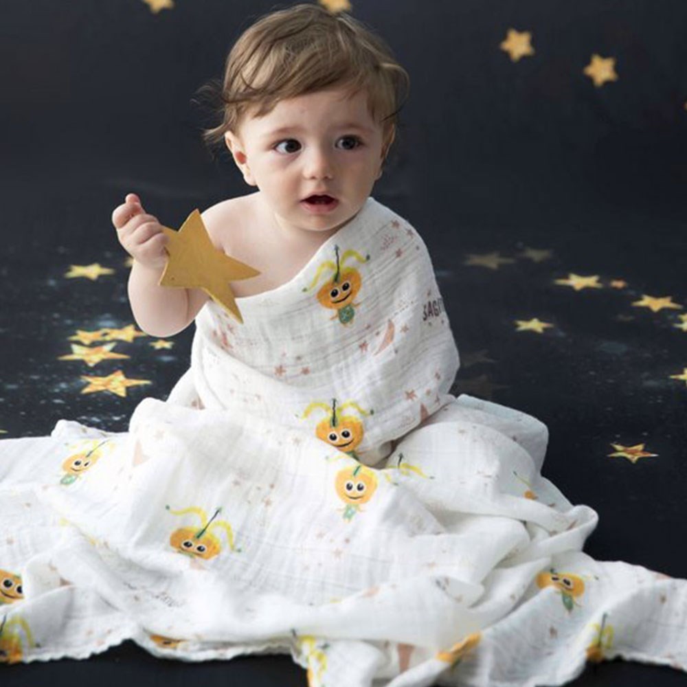 Momeasy İkili Müslin Örtü 100x120 Pembe