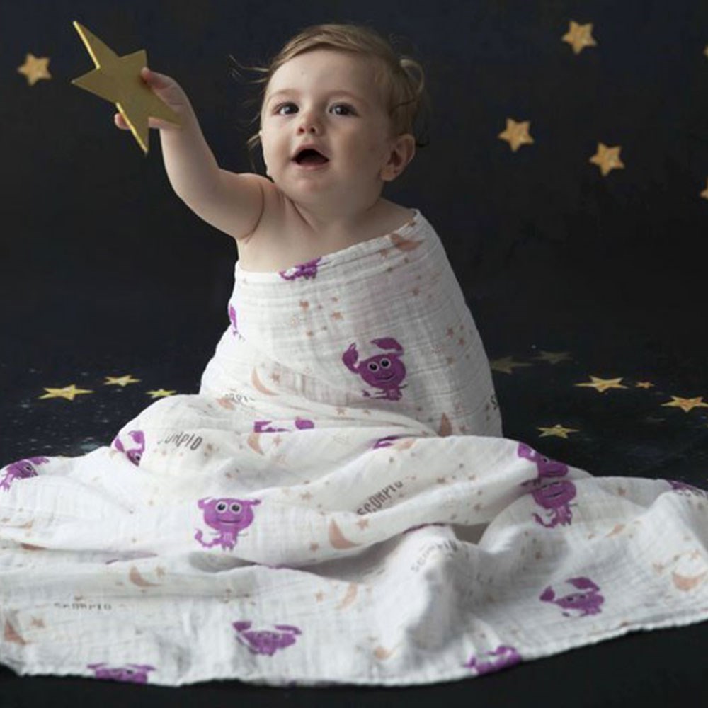 Momeasy İkili Müslin Örtü 100x120 Pembe