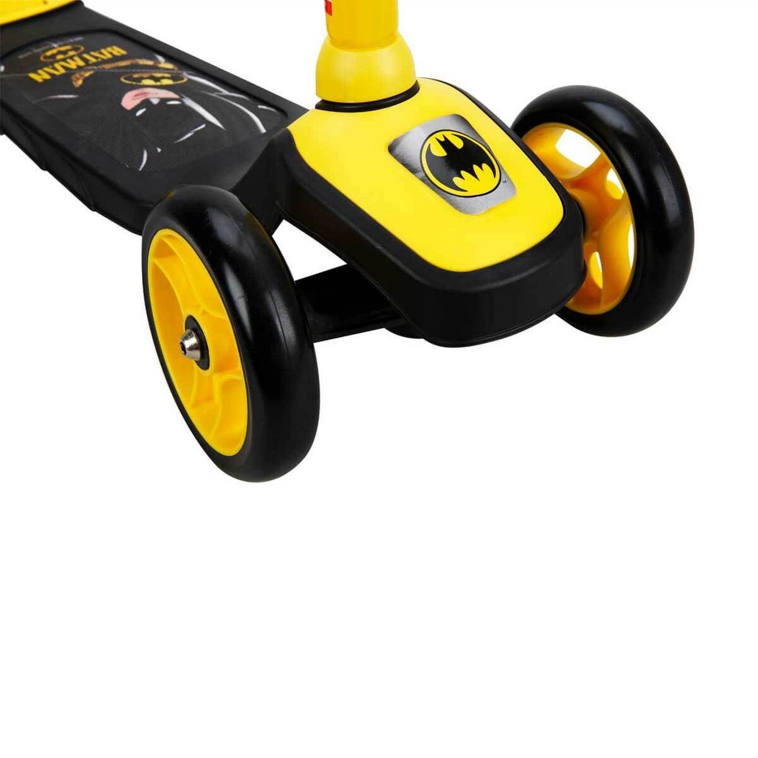 Sunman Üç Tekerlekli Frenli Scooter Batman Siyah