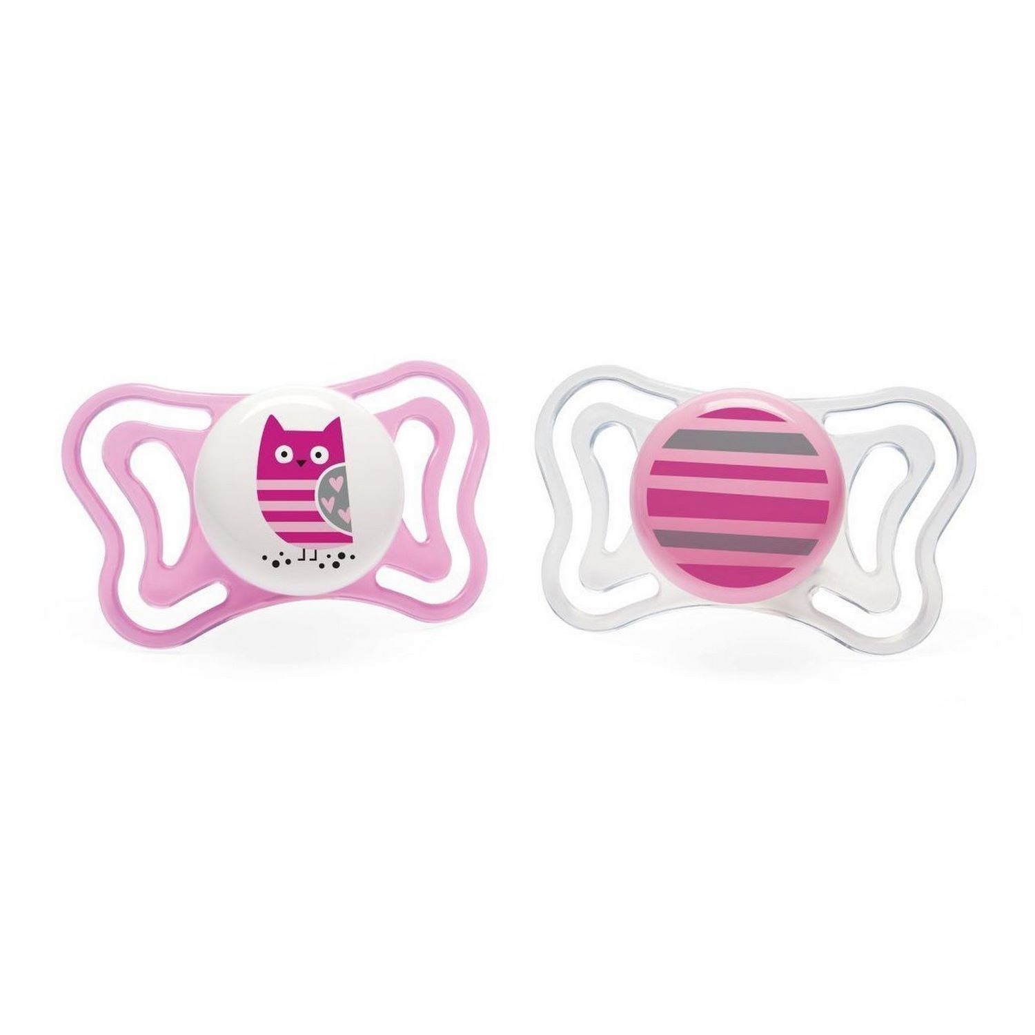 Chicco Physio Light Silikon Emzik 2li 6-16 Ay Pembe