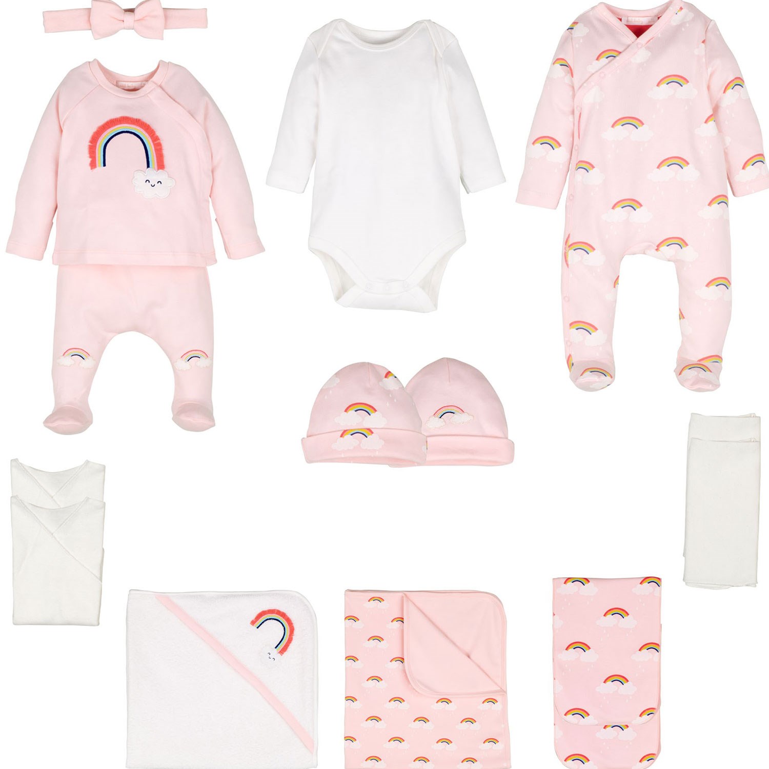 İdil Baby 15'li Bebek Hastane Çıkış Seti 13665  Baskılı