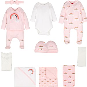 İdil Baby 15'li Bebek Hastane Çıkış Seti 13665  Baskılı
