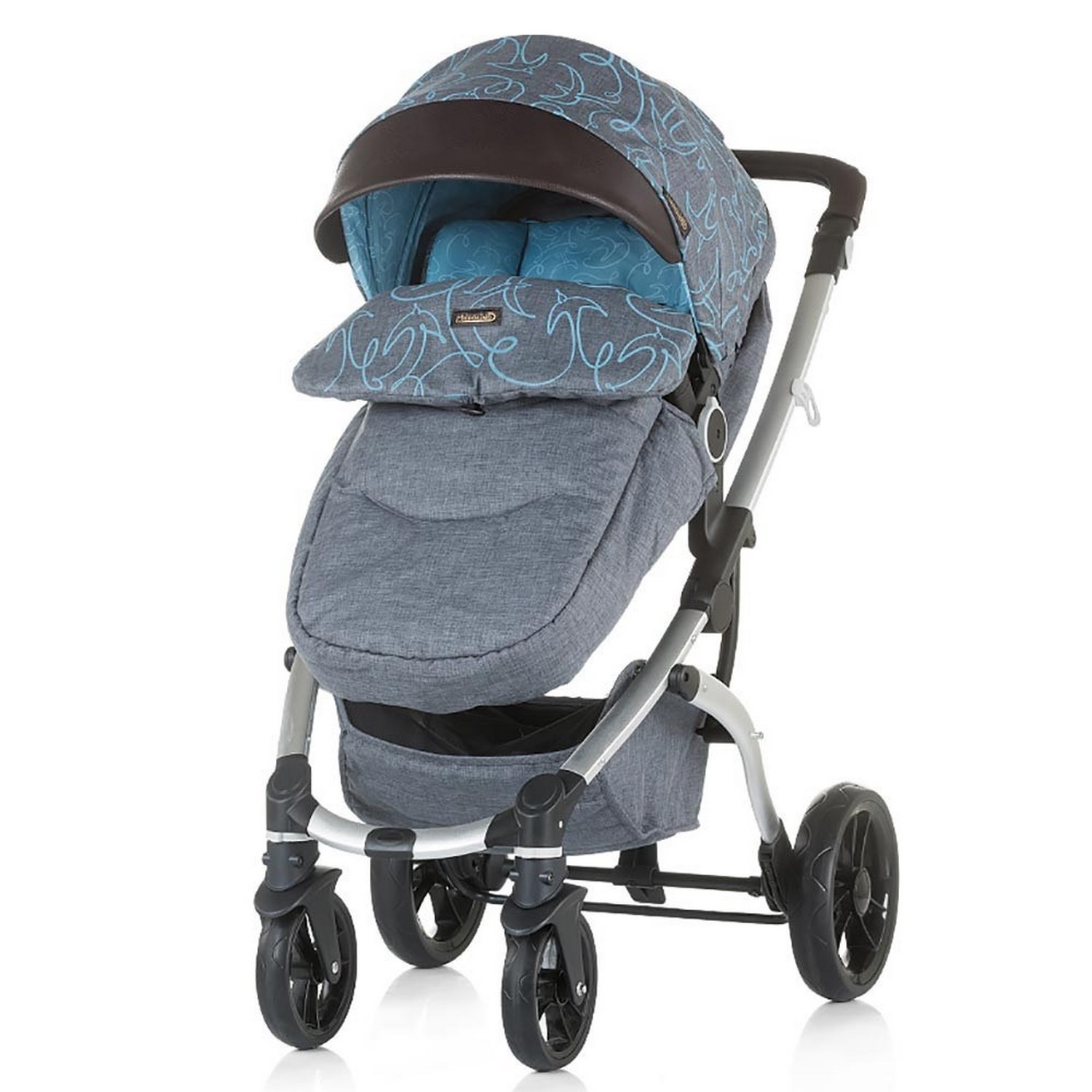 Chipolino Malta 2in1 Travel Sistem Bebek Arabası Sky Blue