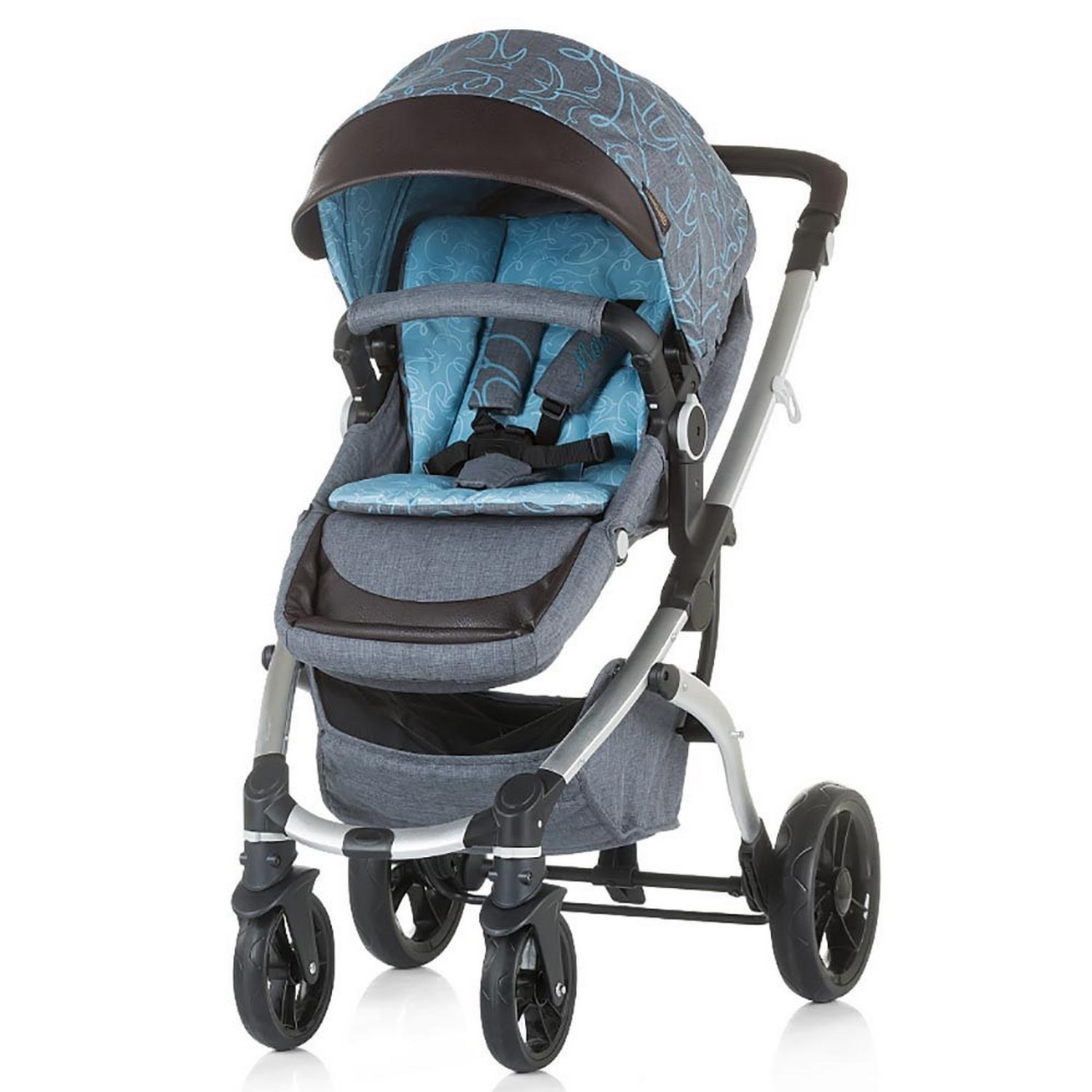 Chipolino Malta 2in1 Travel Sistem Bebek Arabası Sky Blue