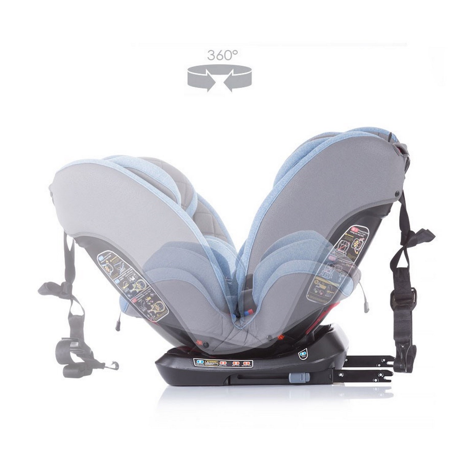 Chipolino Techno İsofixli Oto Koltuğu 0-36 Kg Blue