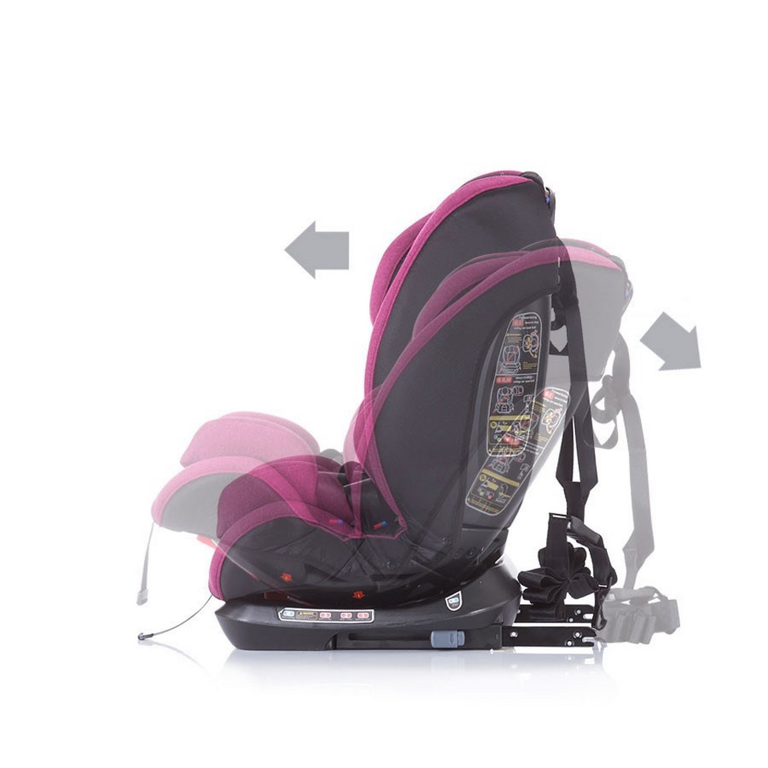 Chipolino Techno İsofixli Oto Koltuğu 0-36 Kg Orchid