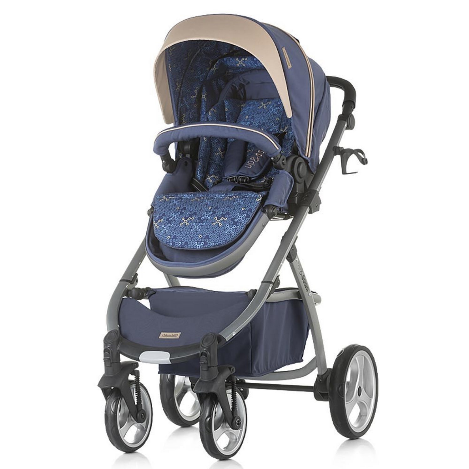 Chipolino Up & Down 2in1 Travel Sistem Bebek Arabası Marine Blue