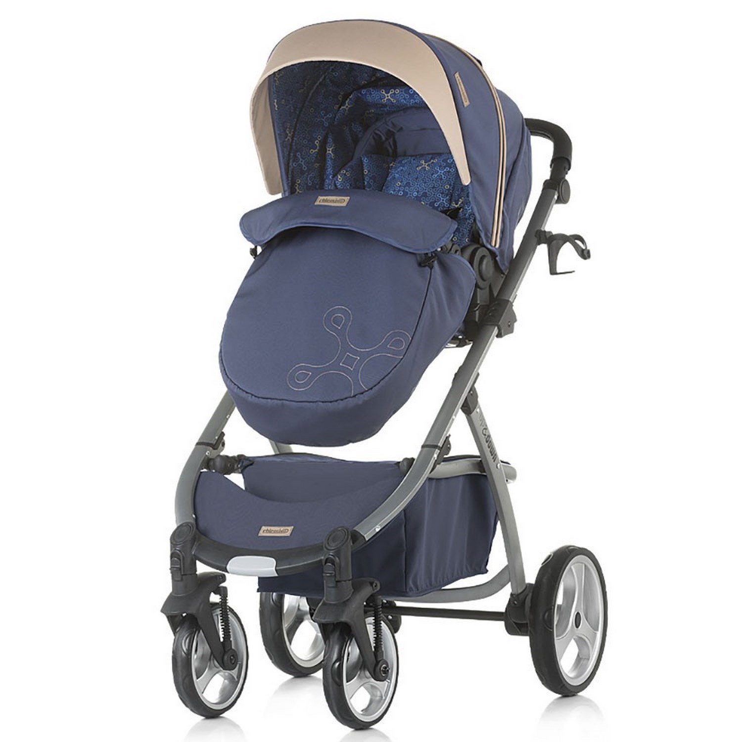 Chipolino Up & Down 2in1 Travel Sistem Bebek Arabası Marine Blue