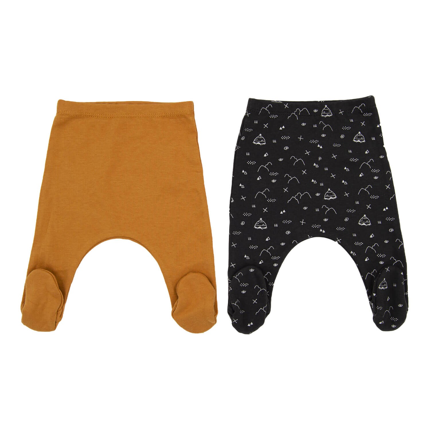 İdil Baby 2'li Patikli Bebek Pantolonu 13672 Antrasit