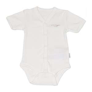 Kitikate Organik Basic Kısa Kol Bebek Body S78760 Ekru