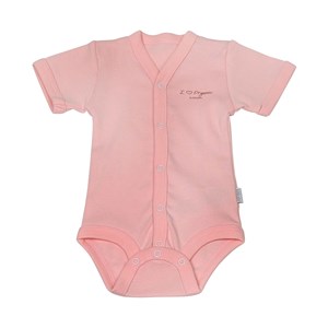 Kitikate Organik Basic Kısa Kol Bebek Body S78760 Pembe