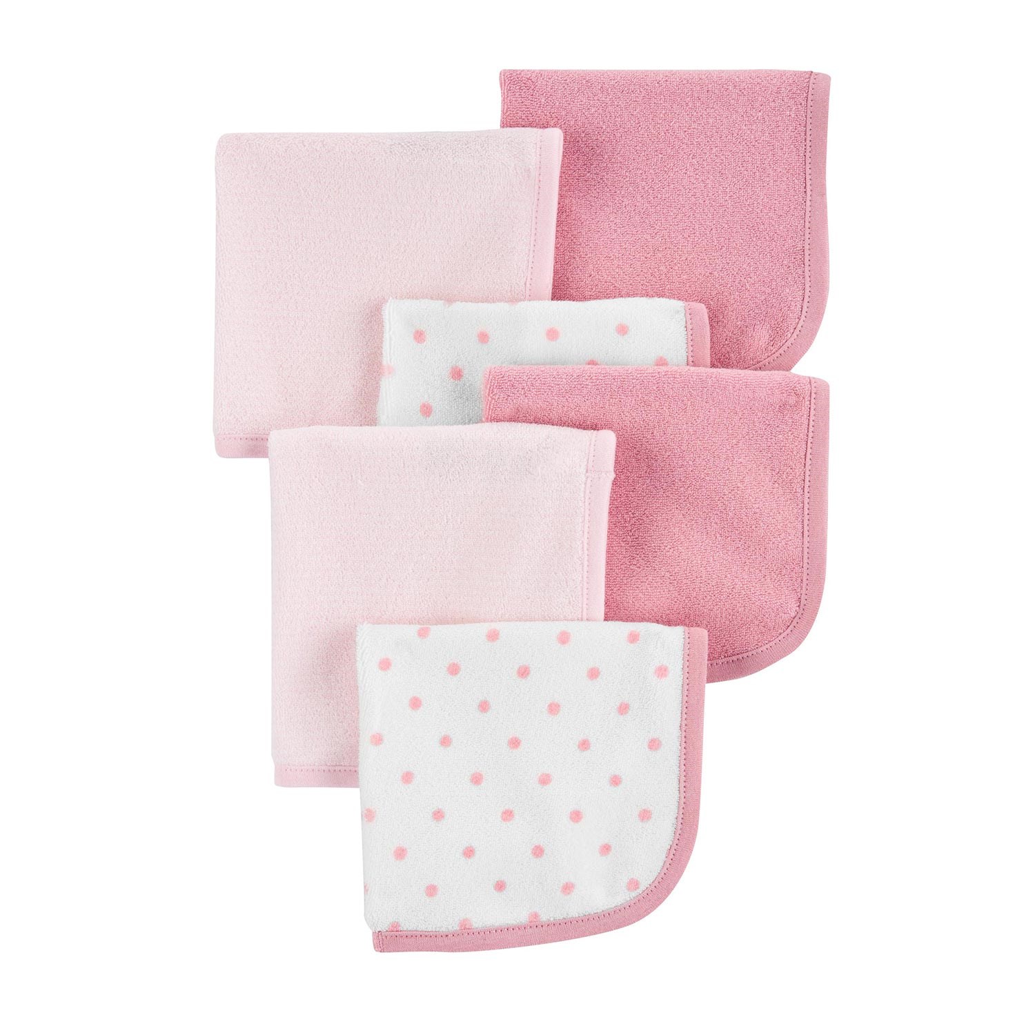 Carter's 6'lı Bebek Banyo Lifi Beyaz-Pembe