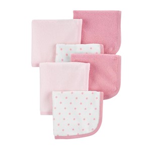 Carter's 6'lı Bebek Banyo Lifi Beyaz-Pembe