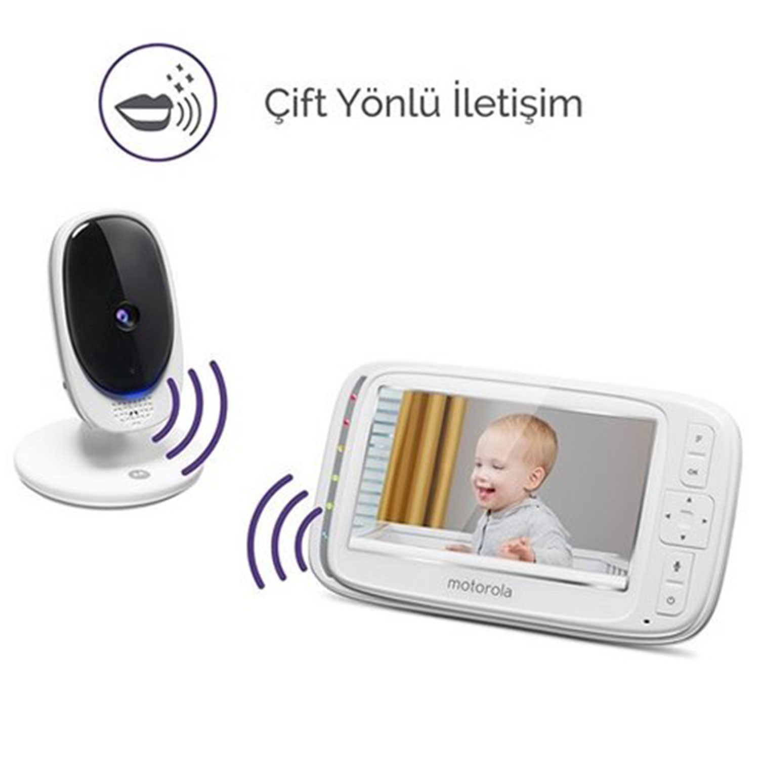 Motorola Comfort50 5 İnç Lcd Ekran Dijital Bebek Kamerası 