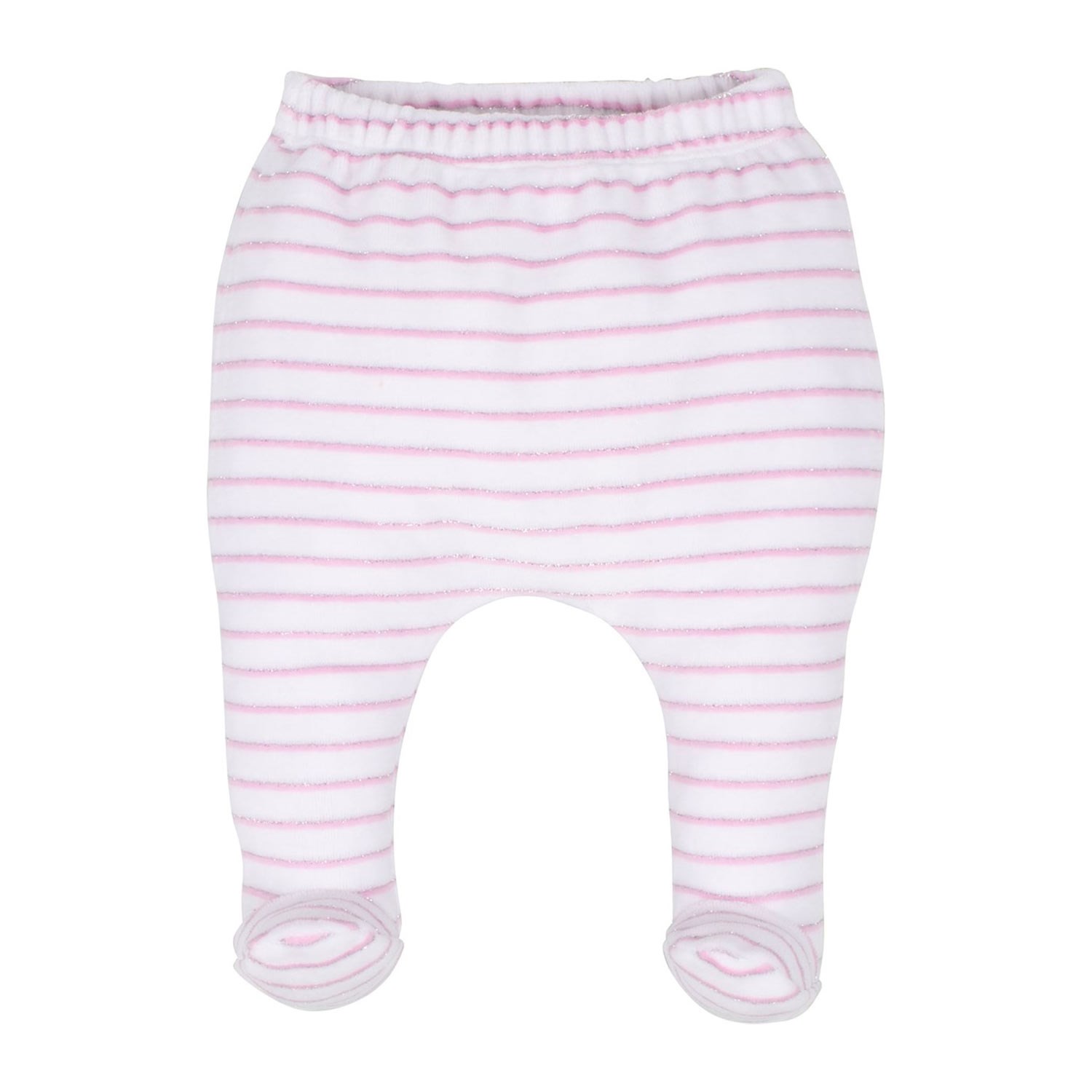 İdil Baby Patikli Bebek Pantolonu 14118 Beyaz-Pembe