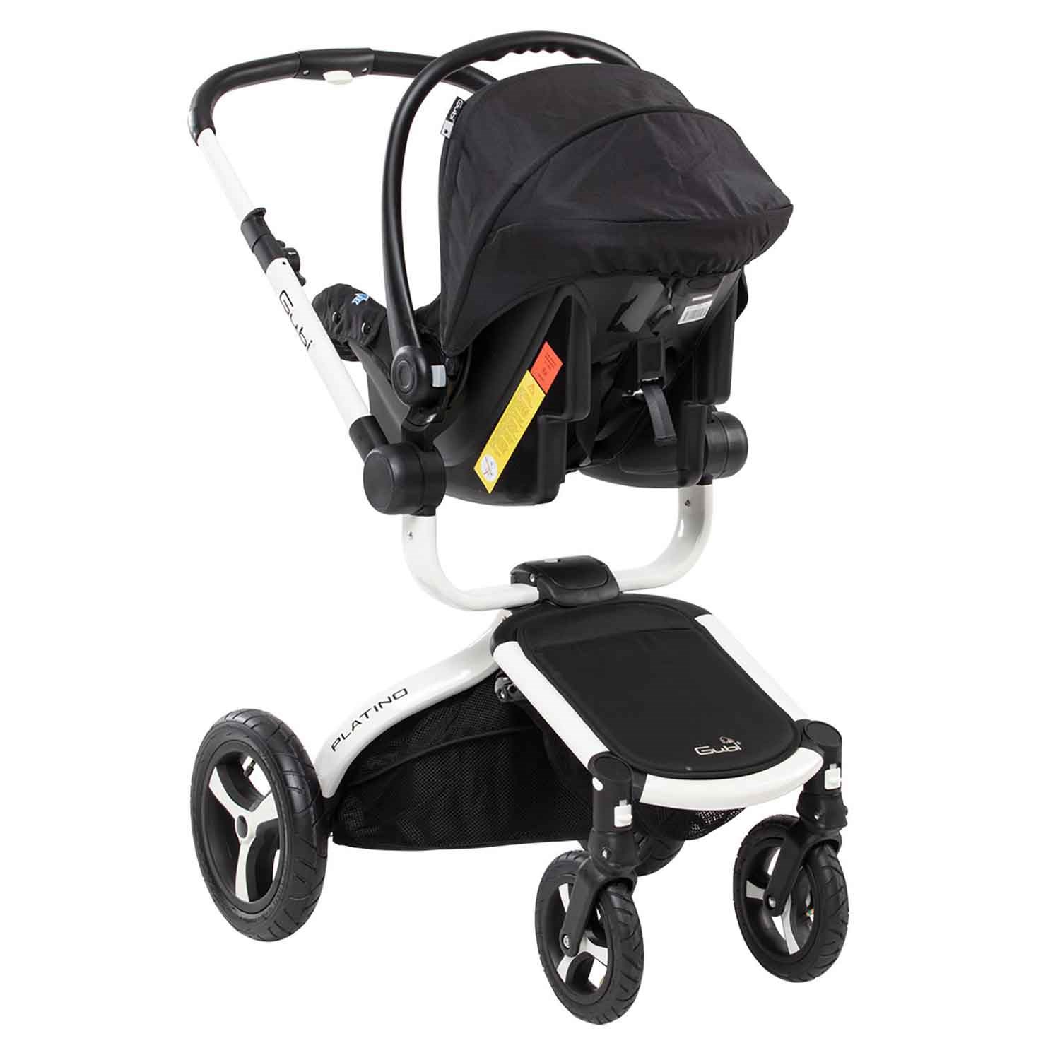 Gubi Platino Travel Sistem Bebek Arabası Siyah