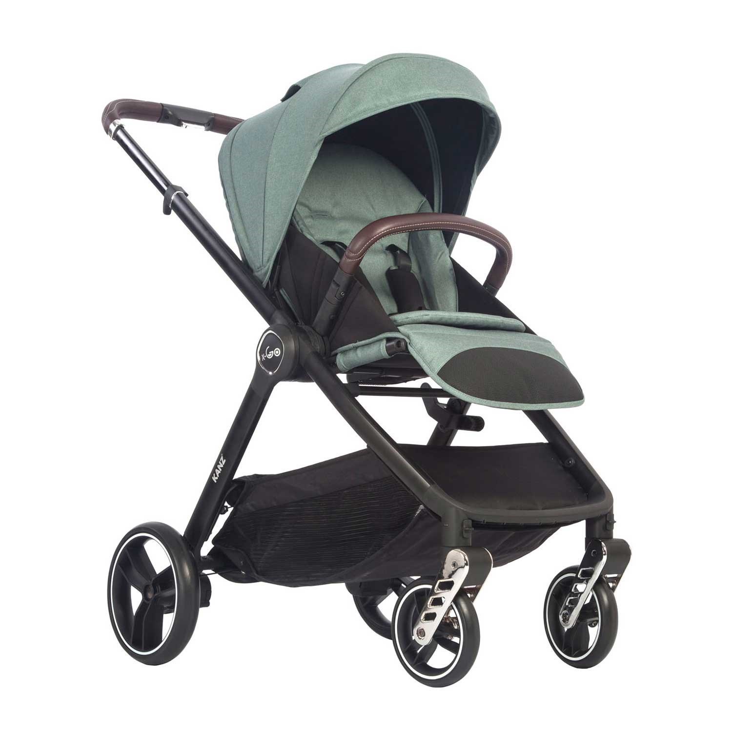 Kanz X-Go Silver Travel Sistem Bebek Arabası Yeşil