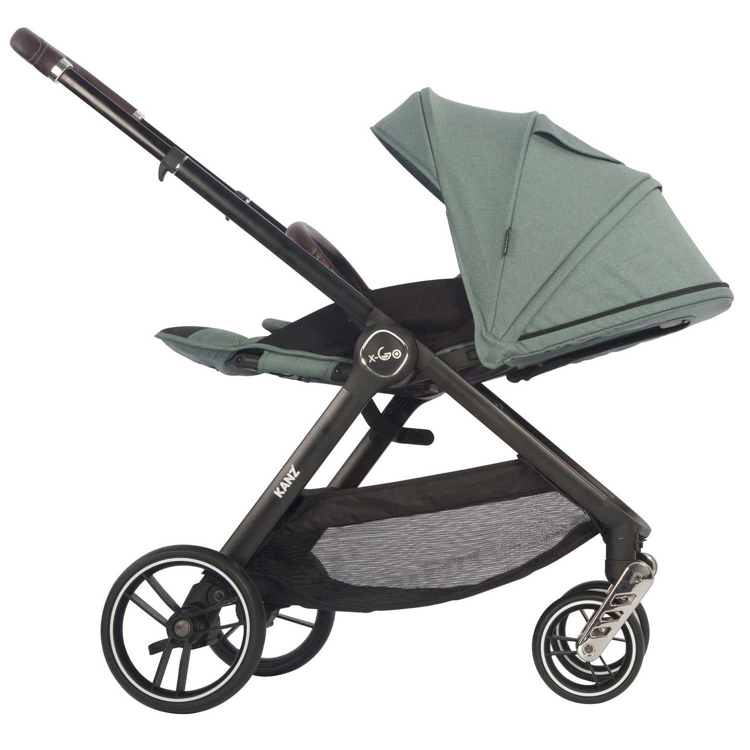 Kanz X-Go Silver Travel Sistem Bebek Arabası Yeşil