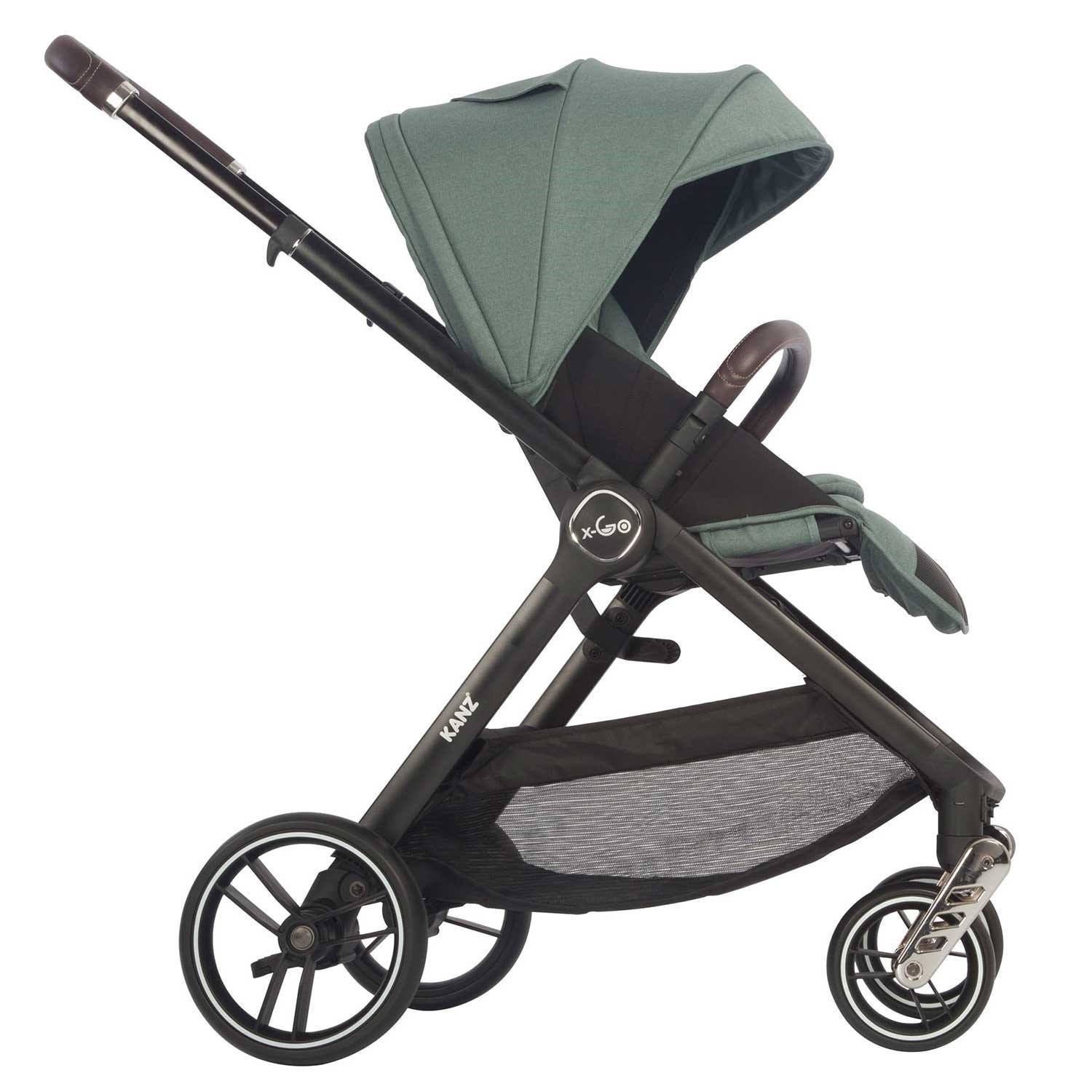 Kanz X-Go Silver Travel Sistem Bebek Arabası Yeşil
