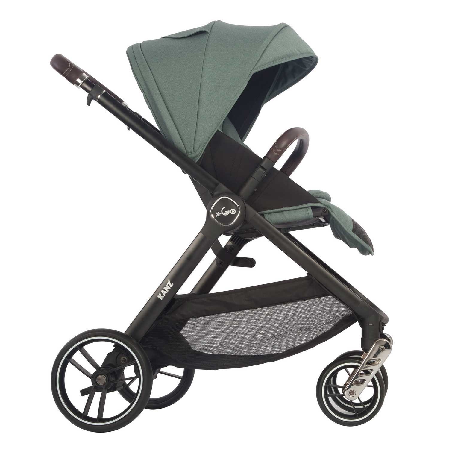 Kanz X-Go Silver Travel Sistem Bebek Arabası Yeşil