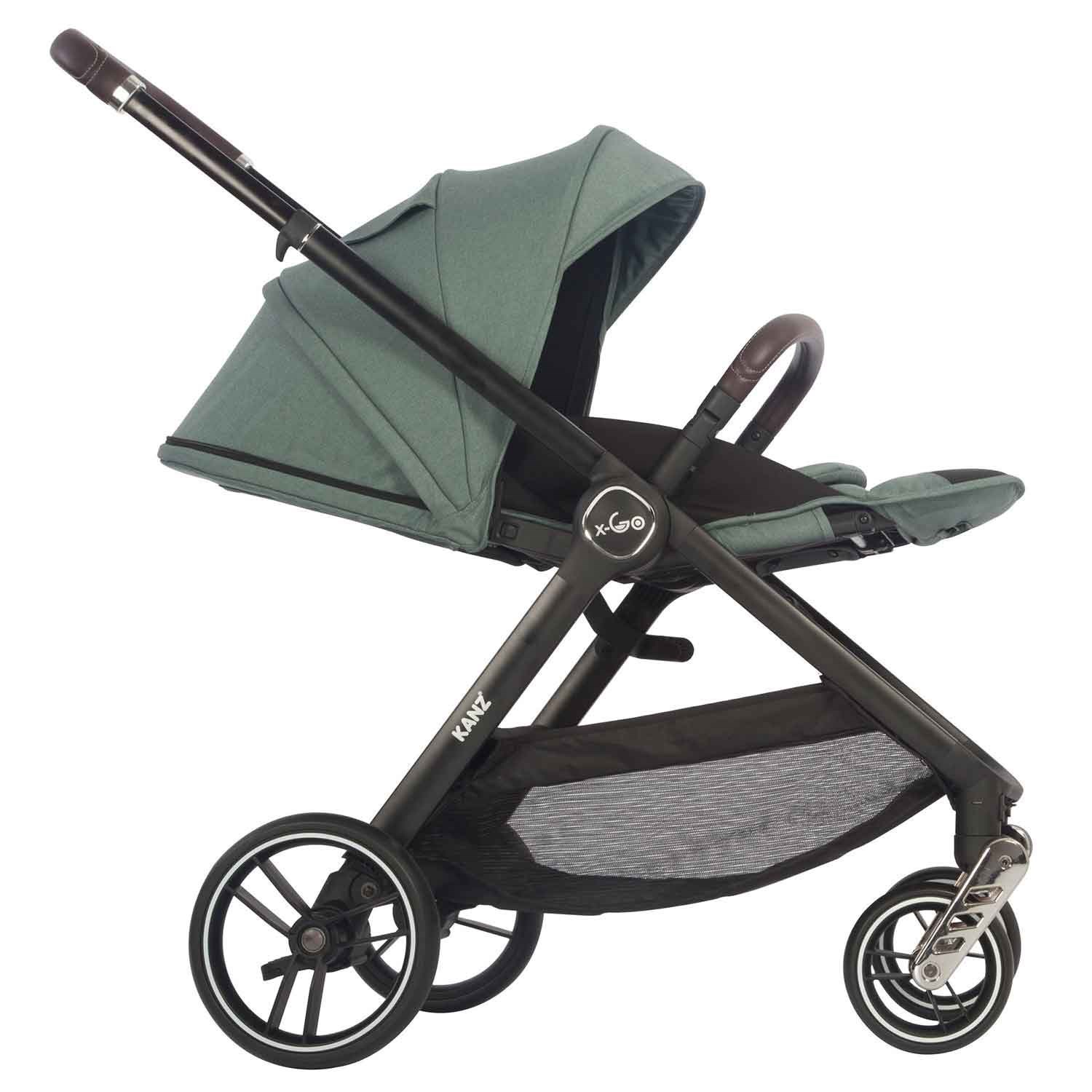 Kanz X-Go Silver Travel Sistem Bebek Arabası Yeşil