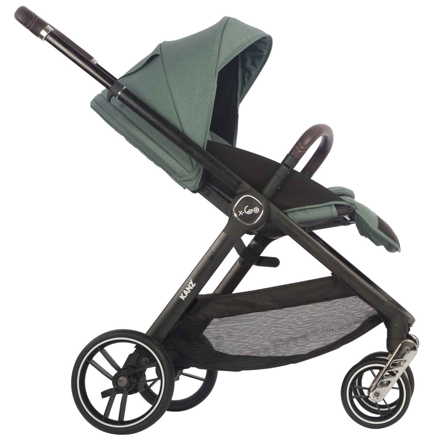 Kanz X-Go Silver Travel Sistem Bebek Arabası Yeşil
