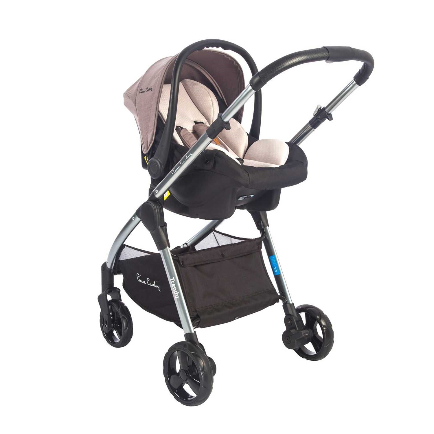 Pierre Cardin Trendy +Plus Travel Sistem Bebek Arabası Koyu Gri