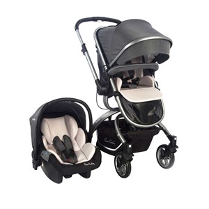 Pierre Cardin Twist +Plus Travel Sistem Bebek Arabası Gri