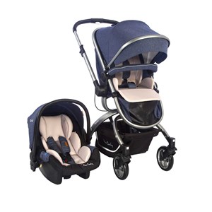 Pierre Cardin Twist +Plus Travel Sistem Bebek Arabası Lacivert