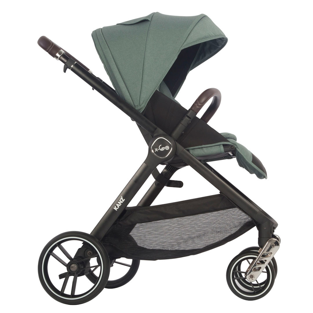 Kanz X-Go Silver Travel Sistem Bebek Arabası Yeşil