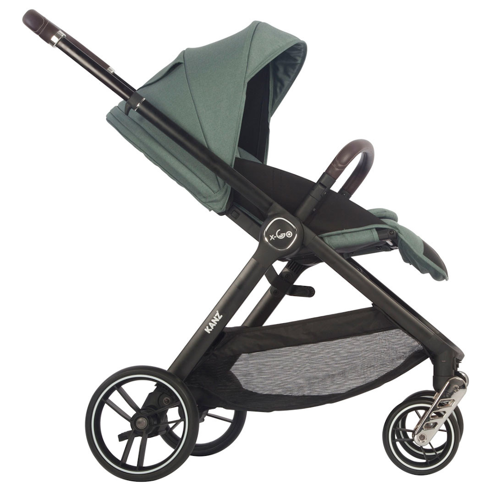 Kanz X-Go Silver Travel Sistem Bebek Arabası Yeşil