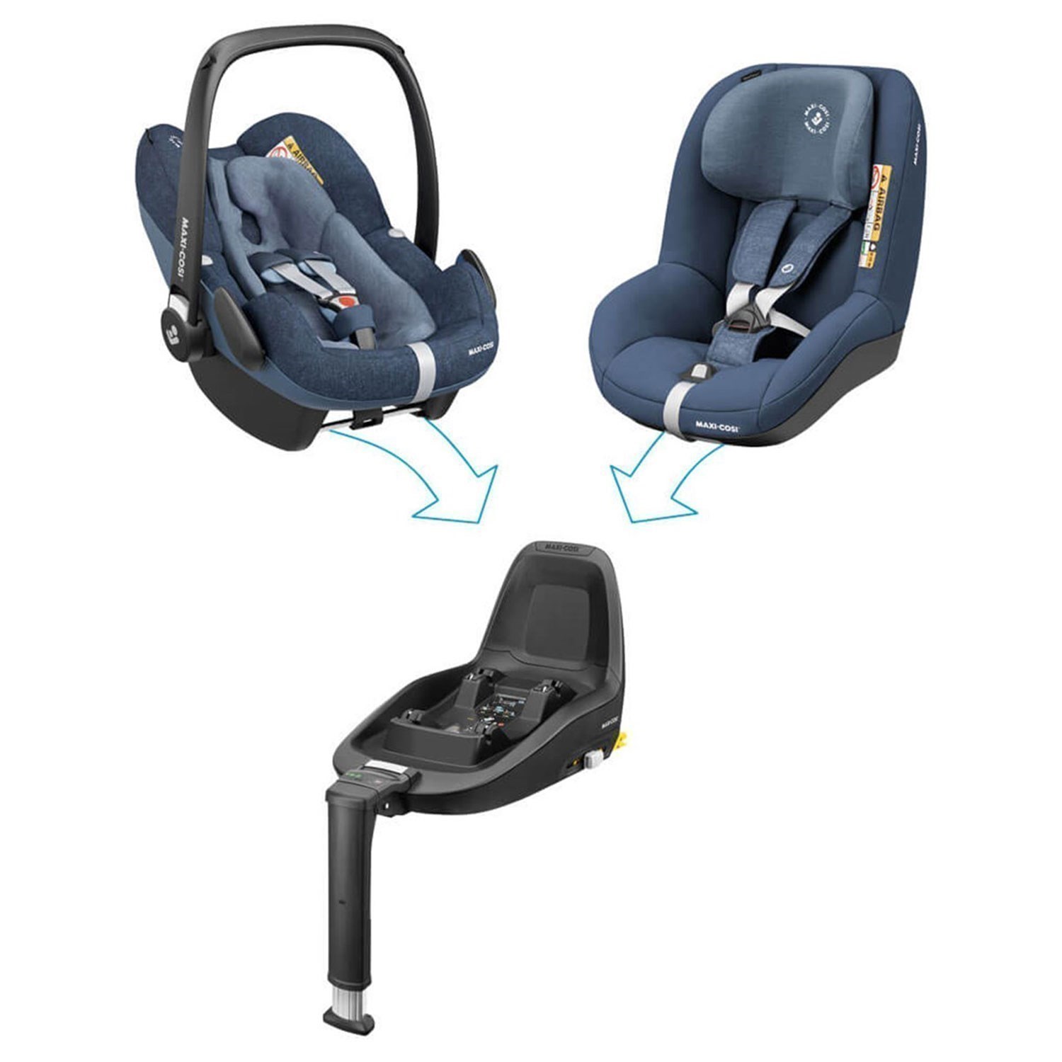 Maxi Cosi Pearl Smart I-Size Bebek Oto Koltuğu Nomad Blue