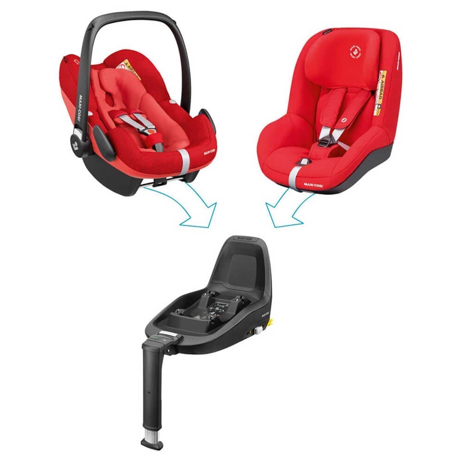 Maxi Cosi Pearl Smart I-Size Bebek Oto Koltuğu Nomad Red