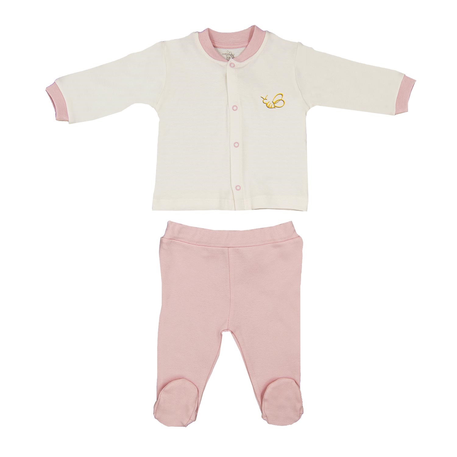 Bebengo Patikli 2'li Bebek Takımı TKU5010 Pembe