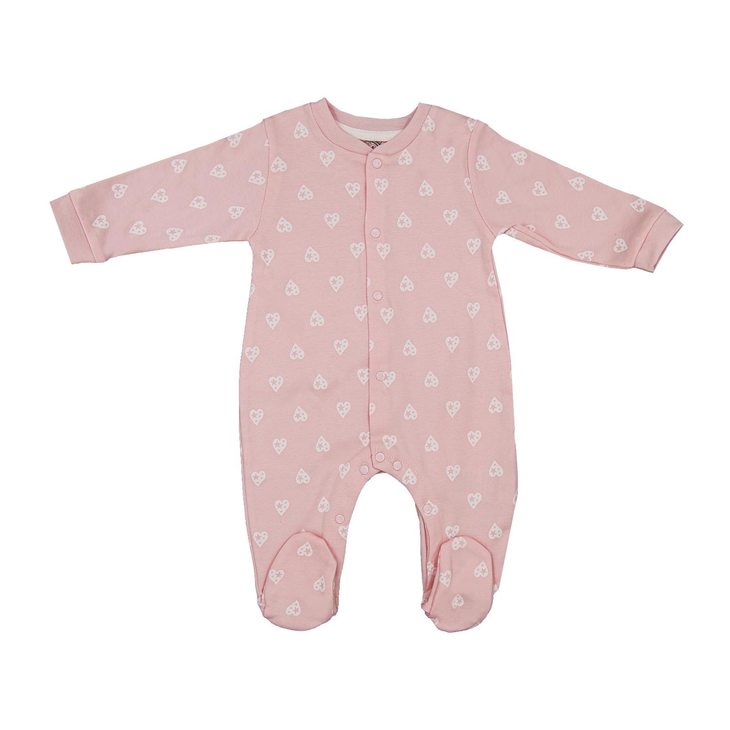 Bebengo Kalpli Patikli Bebek Tulumu TU3064 Pembe