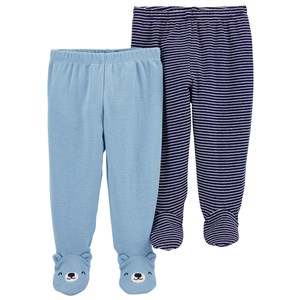 Carter's Layette 2'li Patikli Bebek Pantolonu 1I733710 Mavi