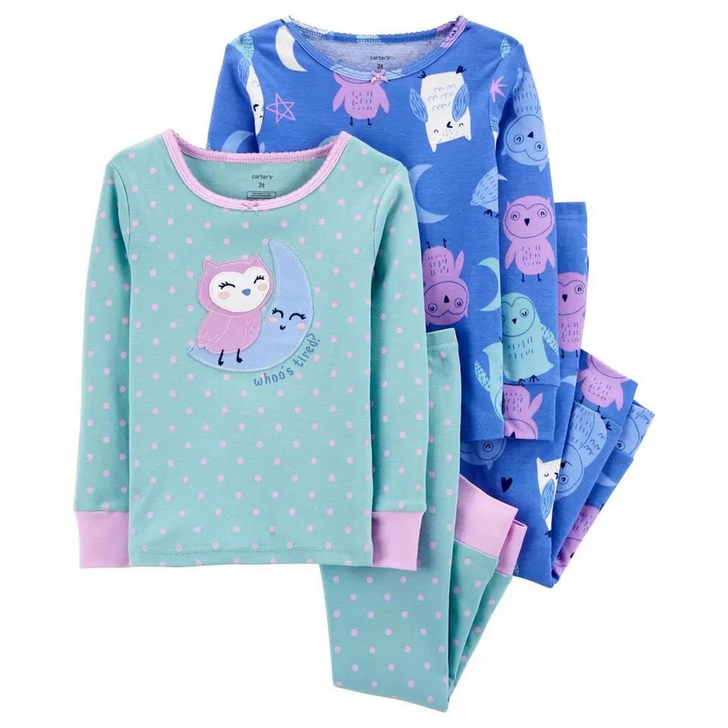 Carter's 4'lü Çocuk Pijama Takımı 2J115810 Mint