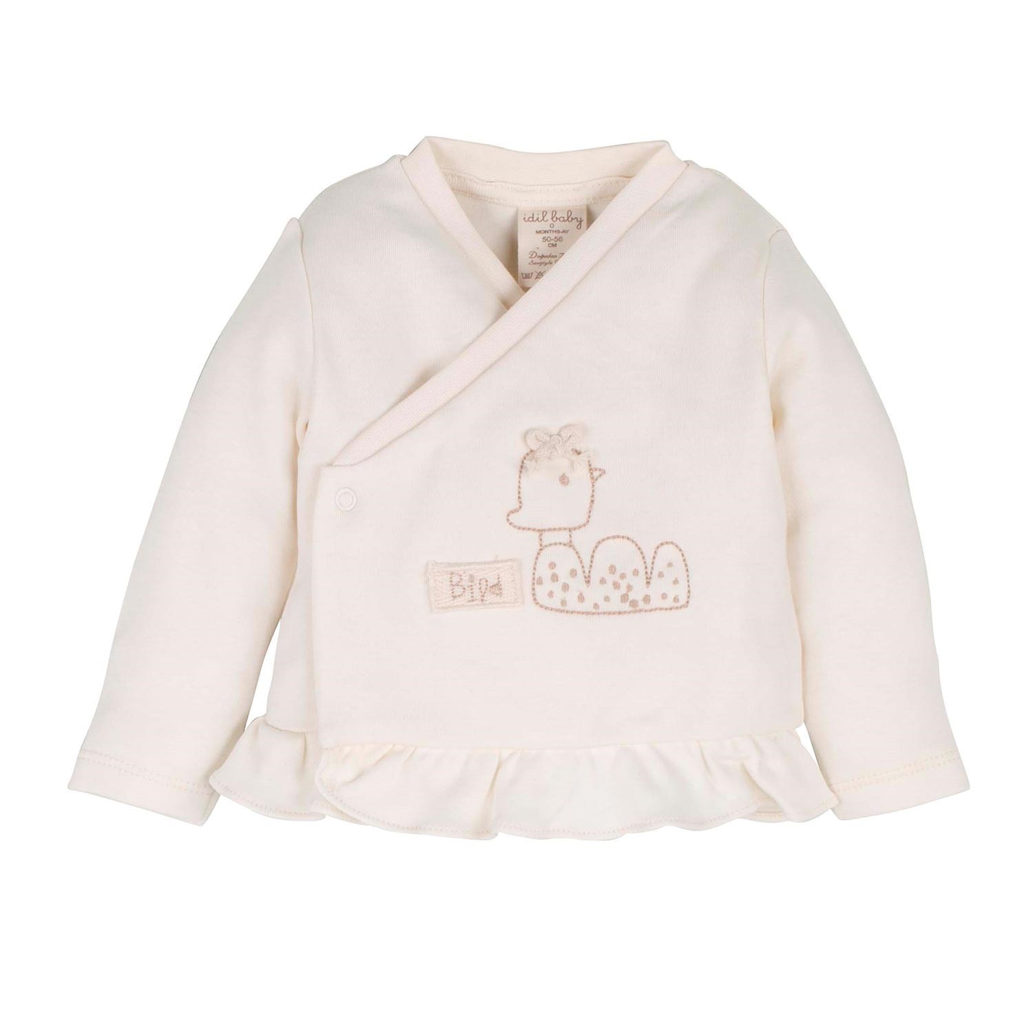İdilbaby Organik Zıbın Bebek Takımı 13969 Ekru