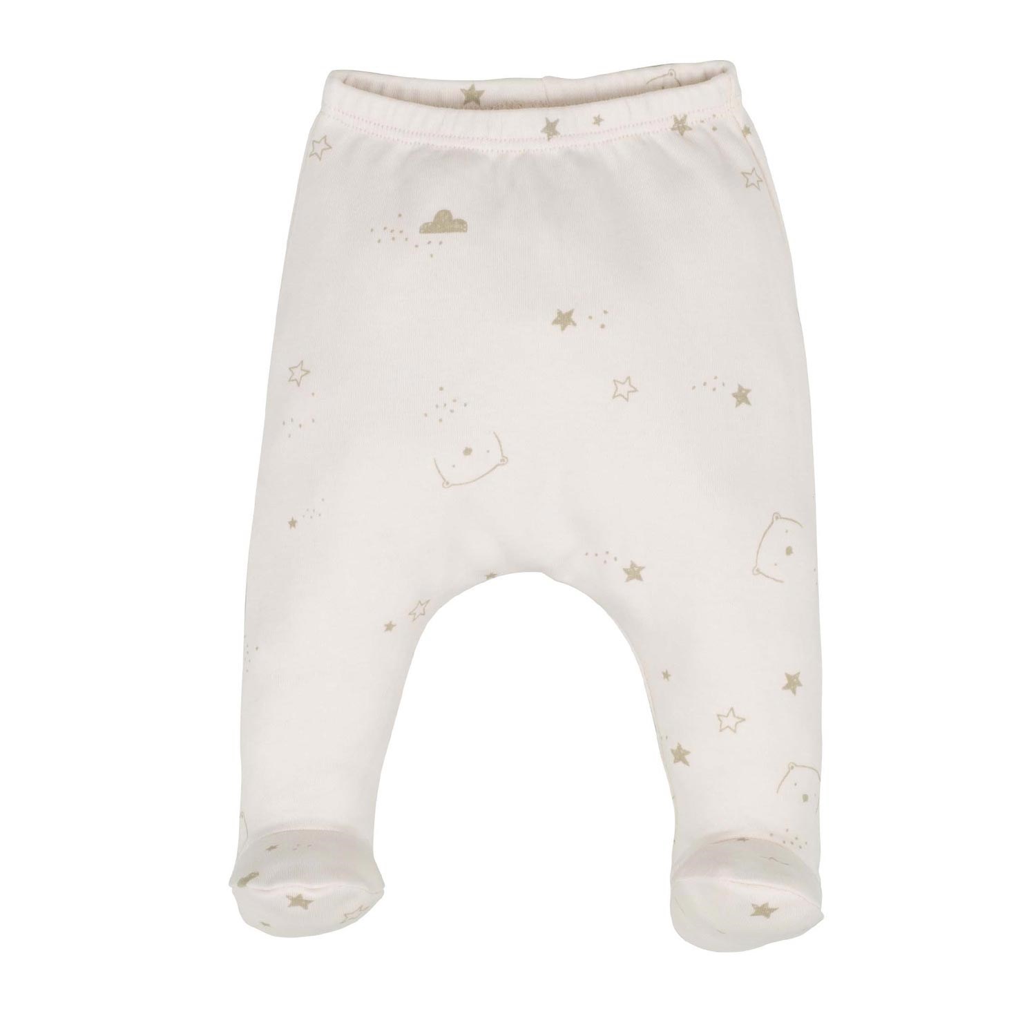 İdilbaby Organik Zıbın Bebek Takımı 13977 Ekru