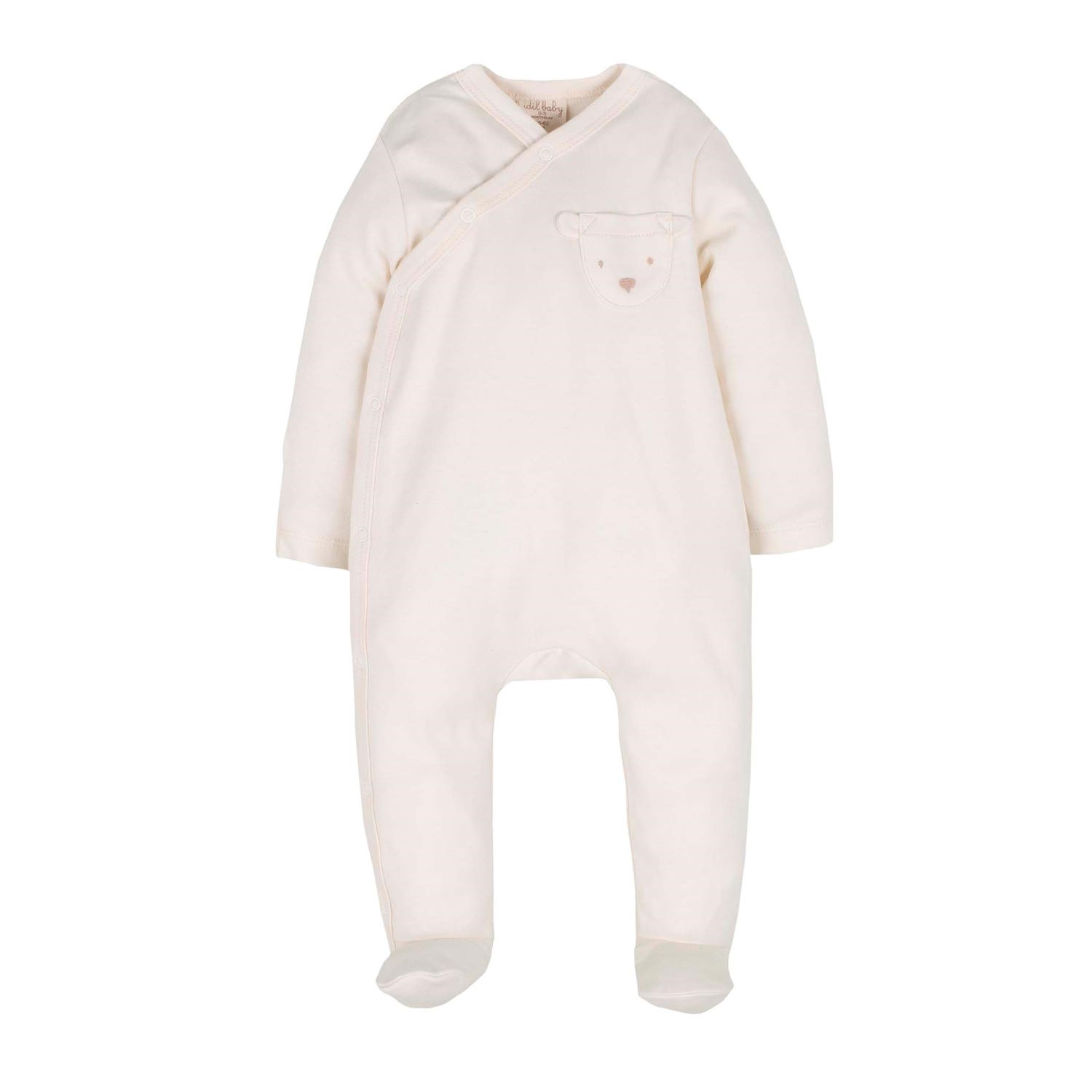 İdilbaby Organik Tulum Bebek Takımı 13980 Ekru