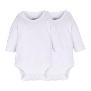 İdilbaby 2'li Bebek Body 14147 Beyaz