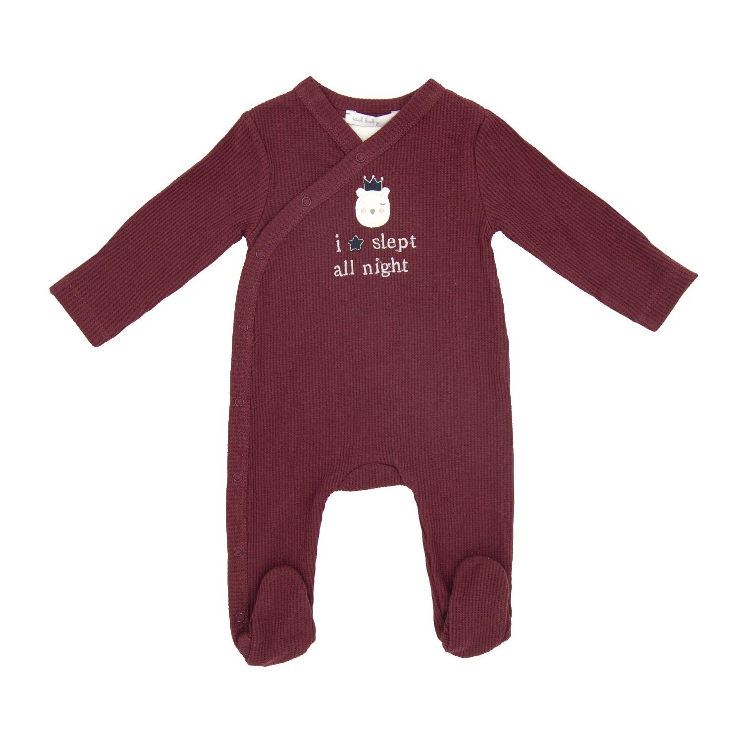 İdilbaby Bebek Tulumu 14119 Bordo
