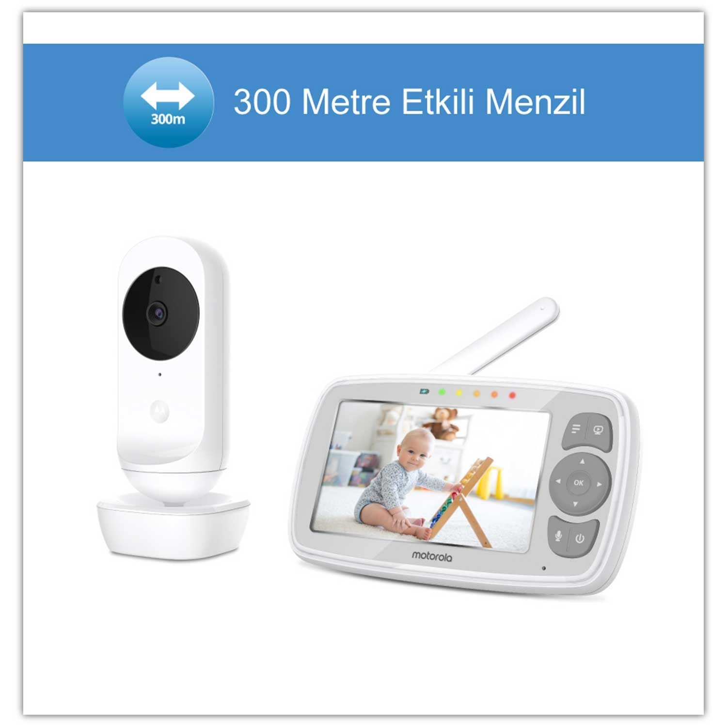 Motorola EASE34 4.3 İnç Lcd Ekran Dijital Bebek Kamerası 