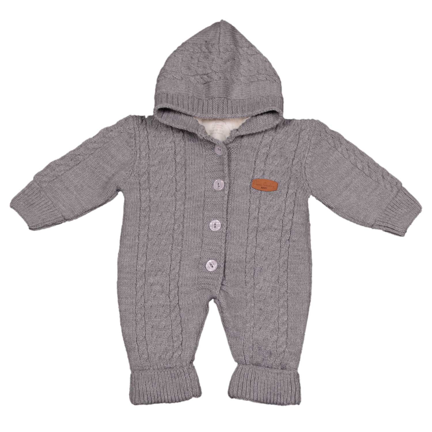 Pierre Cardin Triko Bebek Tulumu 1604660 Gri